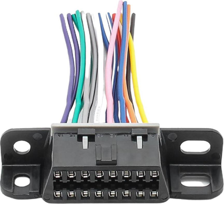 Cocosity 16-polige OBD2-verlengkabel, vrouwelijke OBD2-adapterkabel