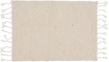 Saro Lifestyle Tassel Design Jute And Cotton Table Mats (Set of 4)