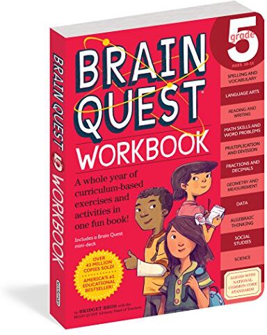 Bridget Heos - Brain Quest Workbook: Grade 5 (Brain Quest Workbooks) - Preis vom 19.10.2026 19:33:35 h