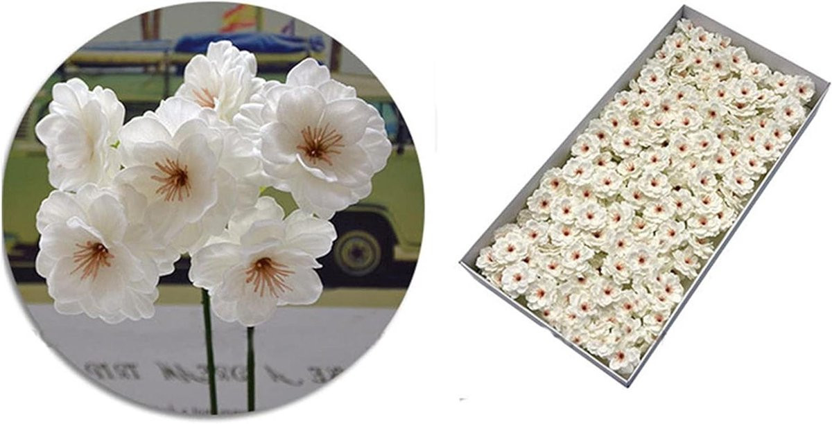 50 stuks Zeep Bloemen Kunstbloemen voor decoratie - Spring - C4