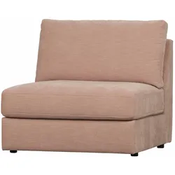 Modulsofa Family Seat Element aus Webstoff, modern und flexibel, rosa, bequem gepolstert