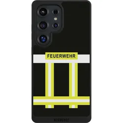 Nivocase Handyhülle für Samsung Galaxy S25 Ultra Hülle NIVOpure Case Schwarz Beruf Feuerwehr Feuerwehrmann (Samsung Galaxy S25 Ultra), Smartphone Hülle, Schwarz