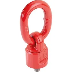 ANSCHLAGWIRBEL SCHWENK UND DREHBAR D=M24 STAHL, ROT, GÜTEKLASSE 8