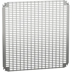 Schneider Electric NSYMR66 Perforierte Platten Monoblock, H600xB600mm mit universeller Perforation 11x26mm