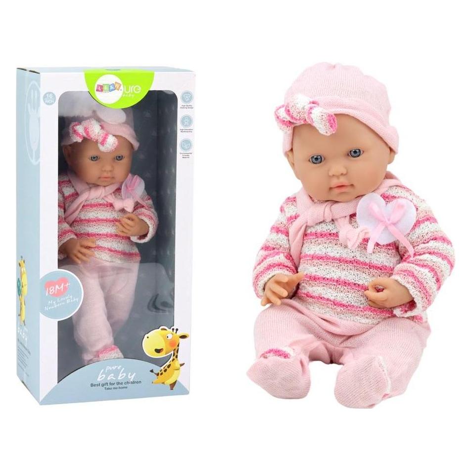 No Name Baby in einem rosa gestreiften Pullover (18m+)