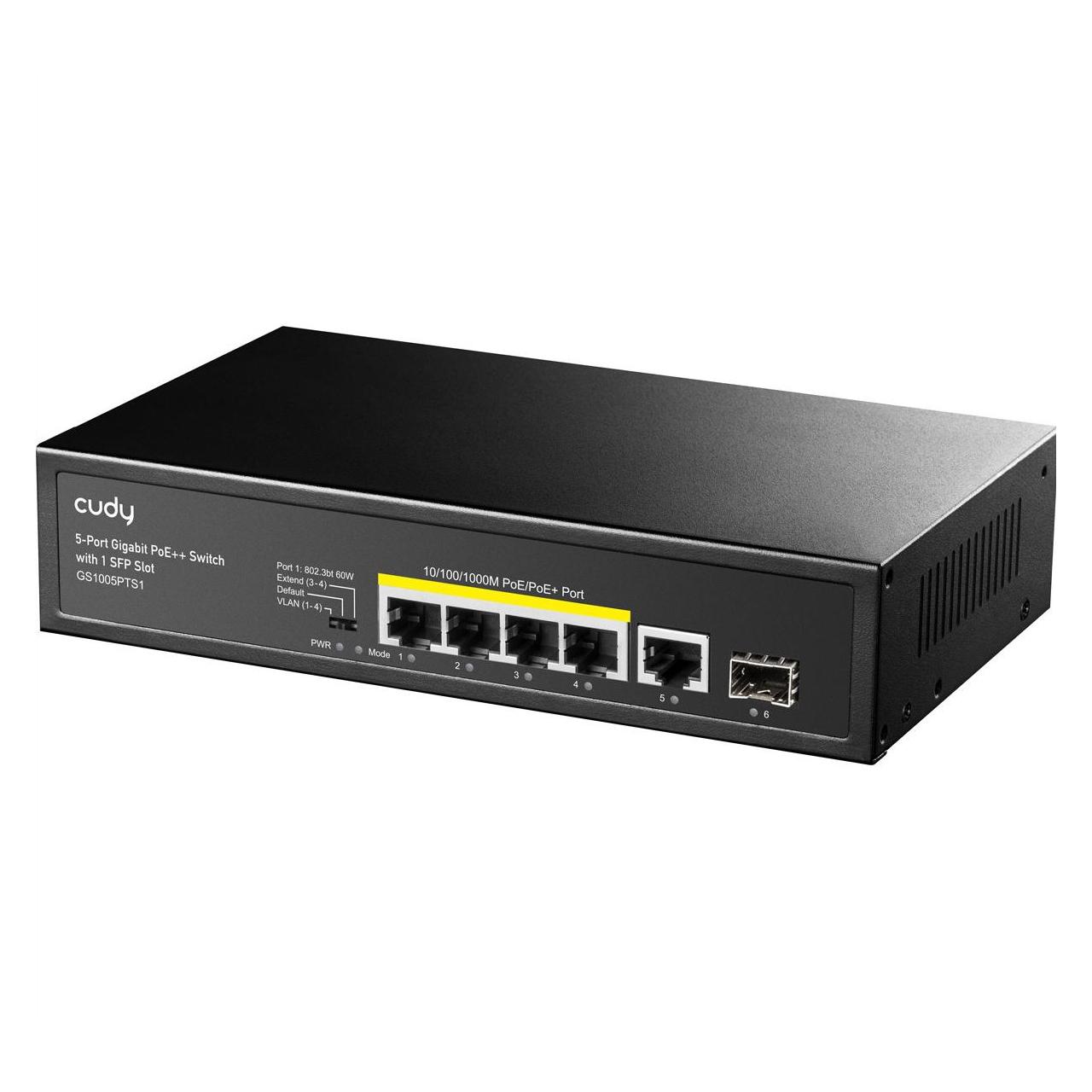 Cudy Netzwerk Switch RJ45/SFP (6 Ports) (GS1005PTS1)
