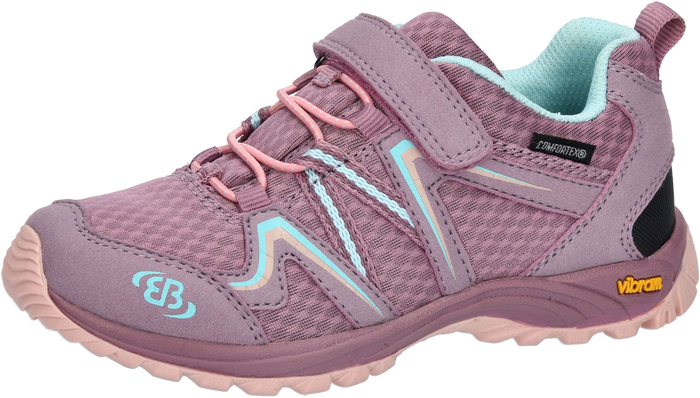 Wanderschuh BRÜTTING "Outdoorschuh Rockwall", Mädchen, Gr. 34, Textil, rosa, Synthetik, Schuhe Wanderschuh