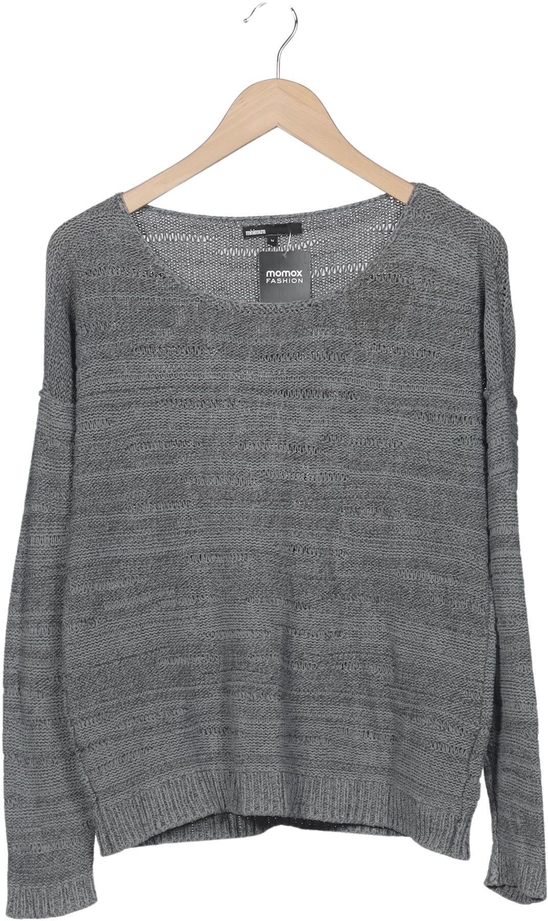 Minimum Damen Pullover, Grau, Gr. M, kein / Etikett - Second Hand