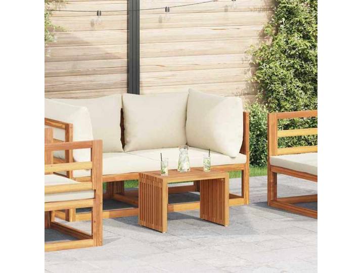 NEW 2026  Table d'appoint de balcon - 1 pc - look élégant - Marron 50x32 5x35 cm L1366