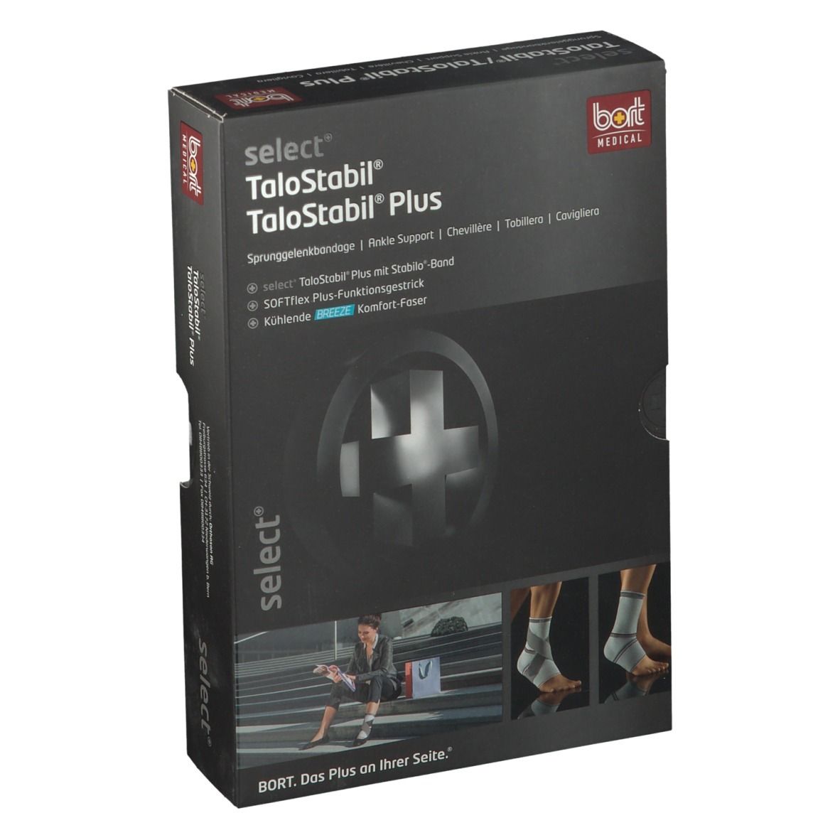 Bort TaloStabil Knöchelst.Sili.rechts L haut 1 St Bandage(s)