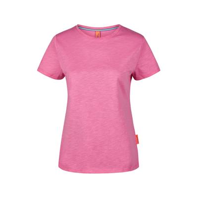 T-Shirt SALZHAUT "Shirt TELGEN - UNI", Damen, Gr. XXL, rosa (blossom), Obermaterial: 100% Baumwolle CO., Shirts T-Shirt