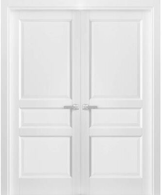SARTODOORS Lucia 31 White Wood Interior Double Doors