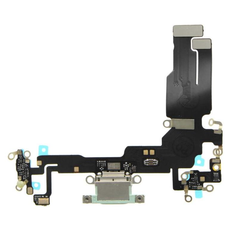 OEM Ladeanschluss Flex für iPhone 15 grün (Apple iPhone 15) (41401079)