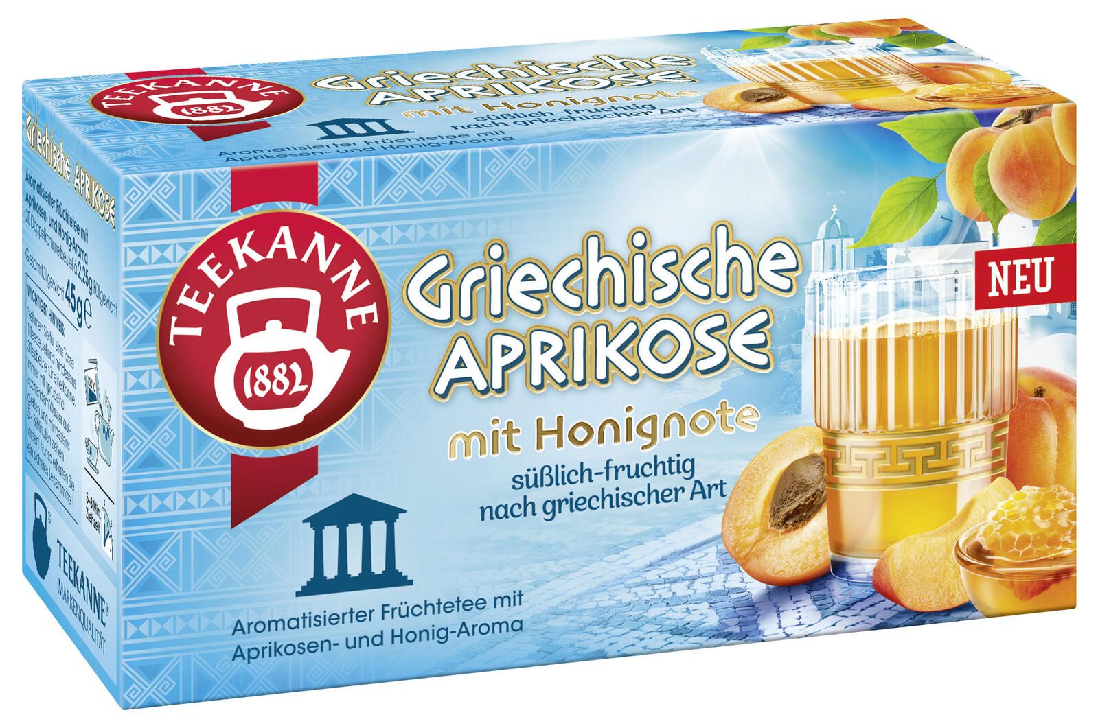 TEEKANNE Griechische Aprikose Tee 4009300077992
