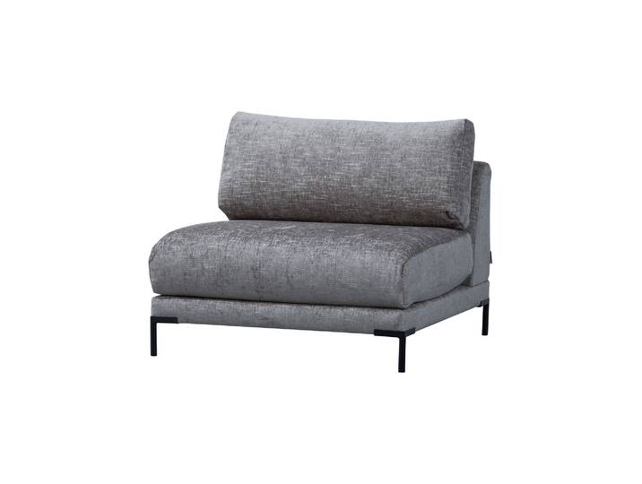 Élément de canapé loveseat 100x100 Denim Melange COUPLE