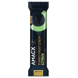 AMACX Riegel Turbo Fruit Chew Zitrone | 50g Riegel