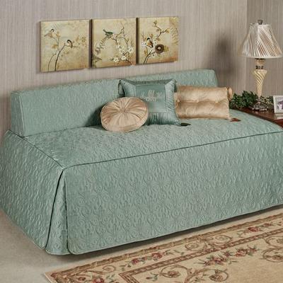 Touch of Class Cambridge Classics Hollywood Daybed Cover Twin Daybed, Twin Daybed, Aqua Mist
