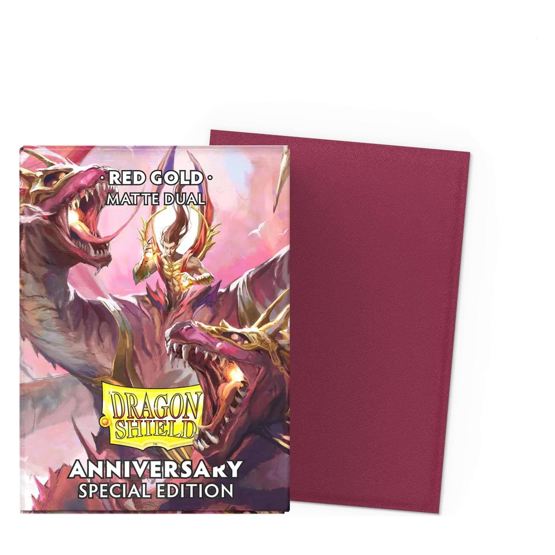 Arcane Tinman Dragon Shield: Matte Dual - Red/Gold (AT-15065)