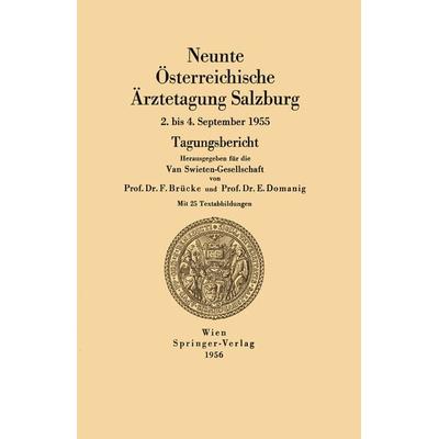 Neunte Österreichische Ärztetagung Salzburg, Taschenbuch von , Springer Wien, 978-3-211-80419-3