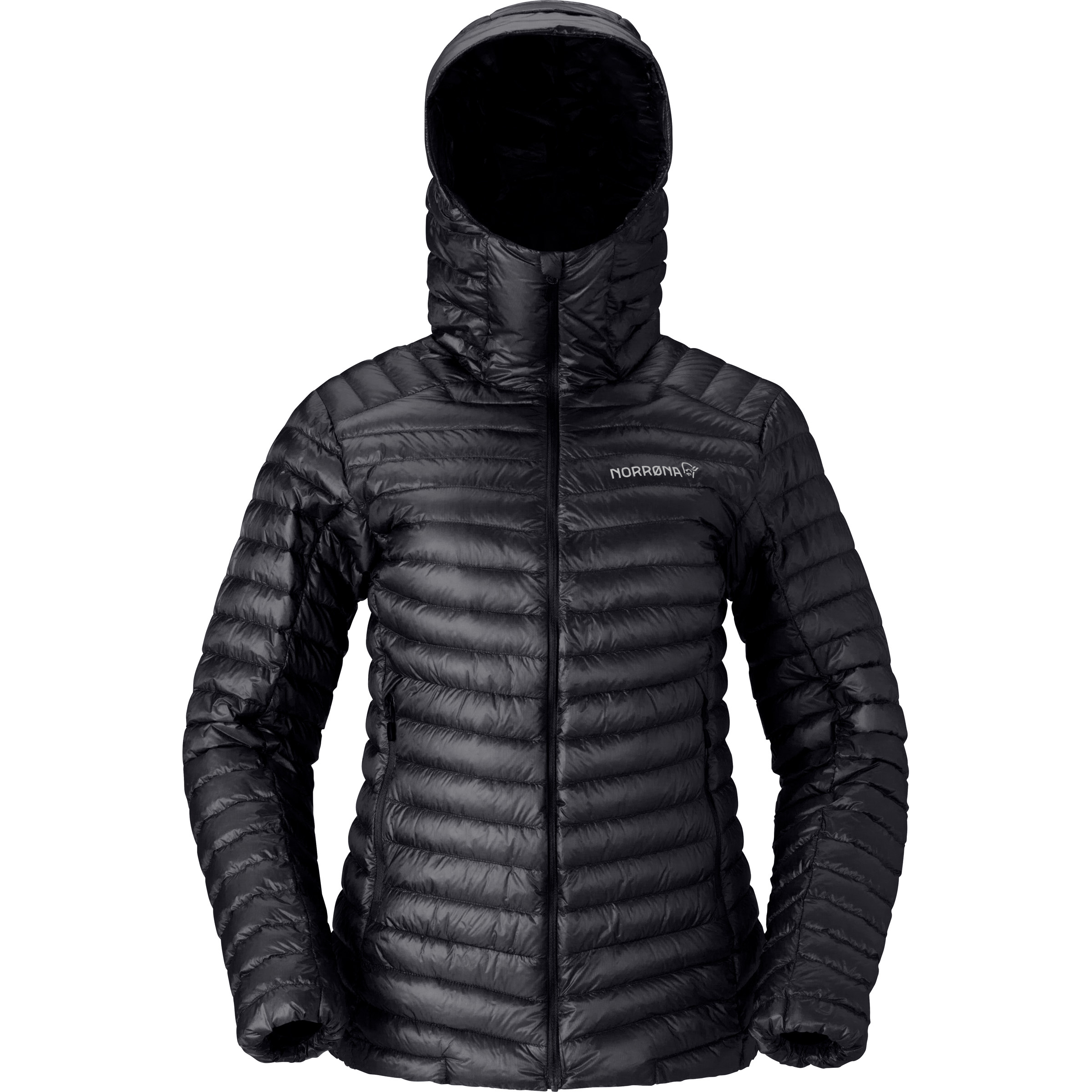Norrona Trollveggen Superlight Down800 Damen Isolationsjacke schwarz Größe XS Trekking Winddicht Wasserabweisend