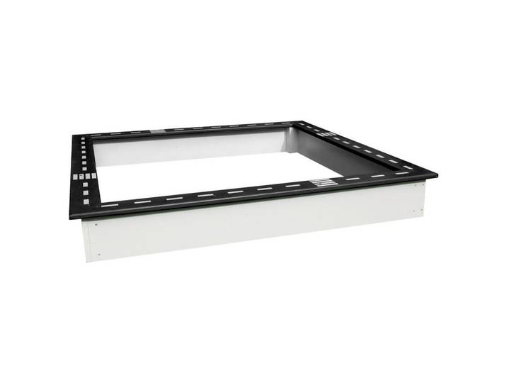 Sandkasten, Weiss, Schwarz, Holz, Zeder, 126.8x17x127 cm, unisex, EN 71, CE, FSC 100%, hoher Rand, mit Holzschutz vorbehandelt, Freizeit & Co, Outdoor-Spielzeug, Sandkasten