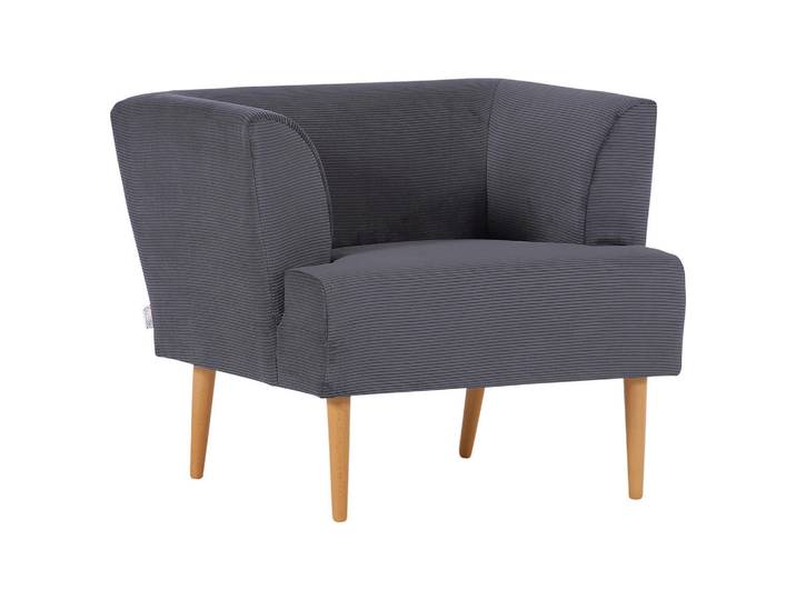 Hom`in Sessel, Dunkelgrau, Holz, Buche, massiv, 85x71x80 cm, Stoffauswahl, Wohnzimmer, Sessel, Sonstige Sessel