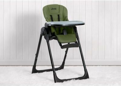 Jeep Classic Convertible 2-in-1 High Chair for Babies and Toddlers