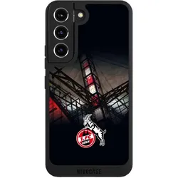 Nivocase Handyhülle für Samsung Galaxy S22 Hülle NIVOpure Case Schwarz 1. FC Köln Offizielles Lizenzprodukt (Samsung Galaxy S22), Smartphone Hülle, Schwarz