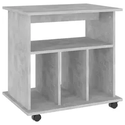 Rollschrank Spanplatte V5 | vidaXL : Farbe - Betongrau