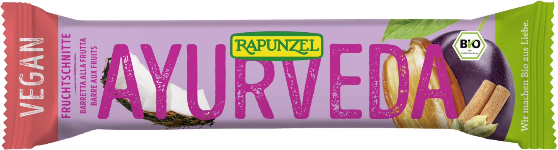 RAPUNZEL Ayurveda - Barretta Alla Frutta 1 X 40 Grammi 