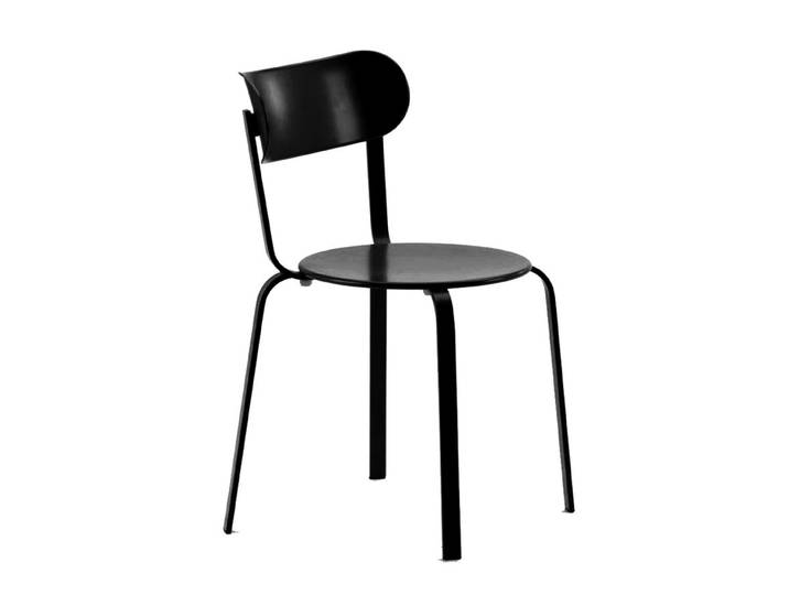 LAPALMA set de 2 chaises STIL (Noir - Métal verni)