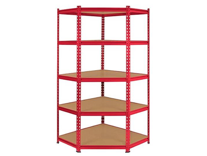 Monster Racking Z-Rax Eckregal Eckstahlregal Schwerlastregal Lagerregal Garagenregal Stahlregal Industrieregal Werkstattregal Kellerregal Steckregal Metallregal 90cm x 45cm x 183cm 100% schraubenlos