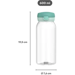 Mepal Campus Lunchset (Flasche mit Klappdeckel), Lunchbox, Mehrfarbig