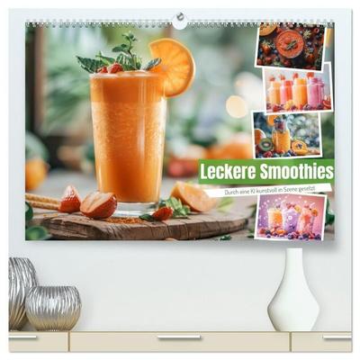 Leckere Smoothies (hochwertiger Premium Wandkalender 2027 DIN A2 quer), Kunstdruck in Hochglanz