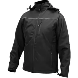 Yato,  Kurtka Softshell Z Kapturem Czarna Rozm. XXL (XXL)