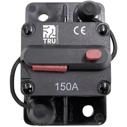 Tru Components, Sicherung, TRU Hydraulik- und Hochstrom-Leistungsschalter T3, 150 A, 1/4" Anschluss (150 A)