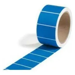 Transpak, Etiketten, Sicherheitsetiketten Masse 38x32mm blau blau