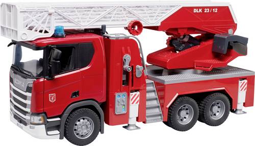 Bruder Scania Super 560R Feuerwehrleiterwagen Fertigmodell Nutzfahrzeug Modell