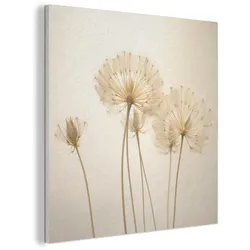 AKUSTIKBILD Sonnenlicht - Löwenzahn - Botanisch - Blumen Akustikpaneele 80x80 cm