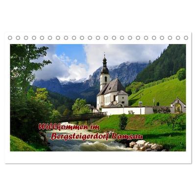 Willkommen im Bergsteigerdorf Ramsau (Tischkalender 2026 DIN A5 quer), CALVENDO Monatskalender