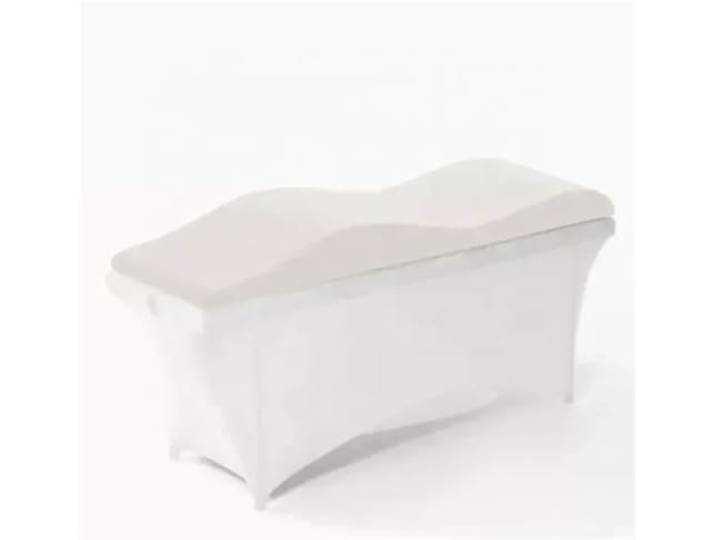 LUKYWANG Kosmetikliege Wellenförmige Schönheitsmatratze, Gebogene Wimpernbett-Matratzenauflage, Lifting Leg Beauty Eyelash Bed Matratze Wimpernliege(White)