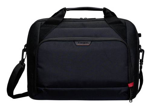Targus Aktentasche Classic 13-14" Briefcase Blk Schwarz, Rot