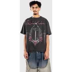 Vitriol Gothic Occult Cropped T-Shirt vintage black Gr. XL