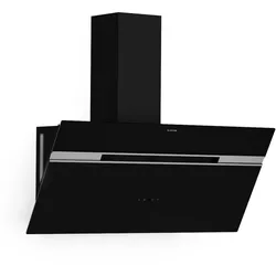 Klarstein Alina Dunstabzugshaube | 90 cm | Smart | 615 m3/h | Leise | EEK A Schwarz