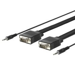 MicroConnect Anschlusskabel 3 m Schwarz MONGG3BMJ VGA-Kabel