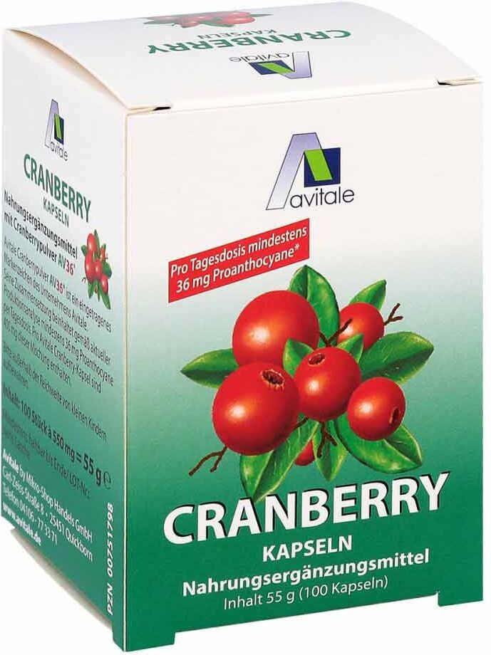 Avitale Cranberry Kapseln 400 mg 100stk