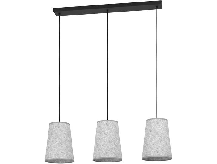 Eglo Pendellampe Alsager Schwarz Stahl B 21 cm