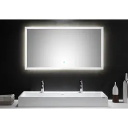 Posseik LED Spiegel 120x65 cm mit Touch Bedienung