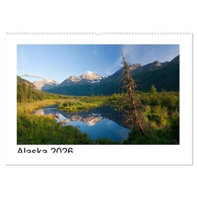 Alaska 2026 (Wandkalender 2026 DIN A2 quer), CALVENDO Monatskalender