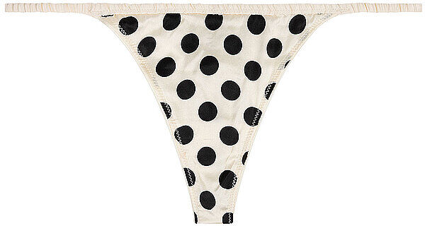 LOVE STORIES String ROOMSERVICE polka dot creme   M W